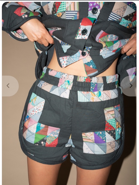 Sea New York Pants - SEA NEW YORK TILIA PATCHWORK QUILTED SHORTS